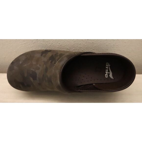 Dansko 106-989878 Women's Sz 9.5-10M Professional Camo Suede Nursing Clogs - Picture 10 of 16